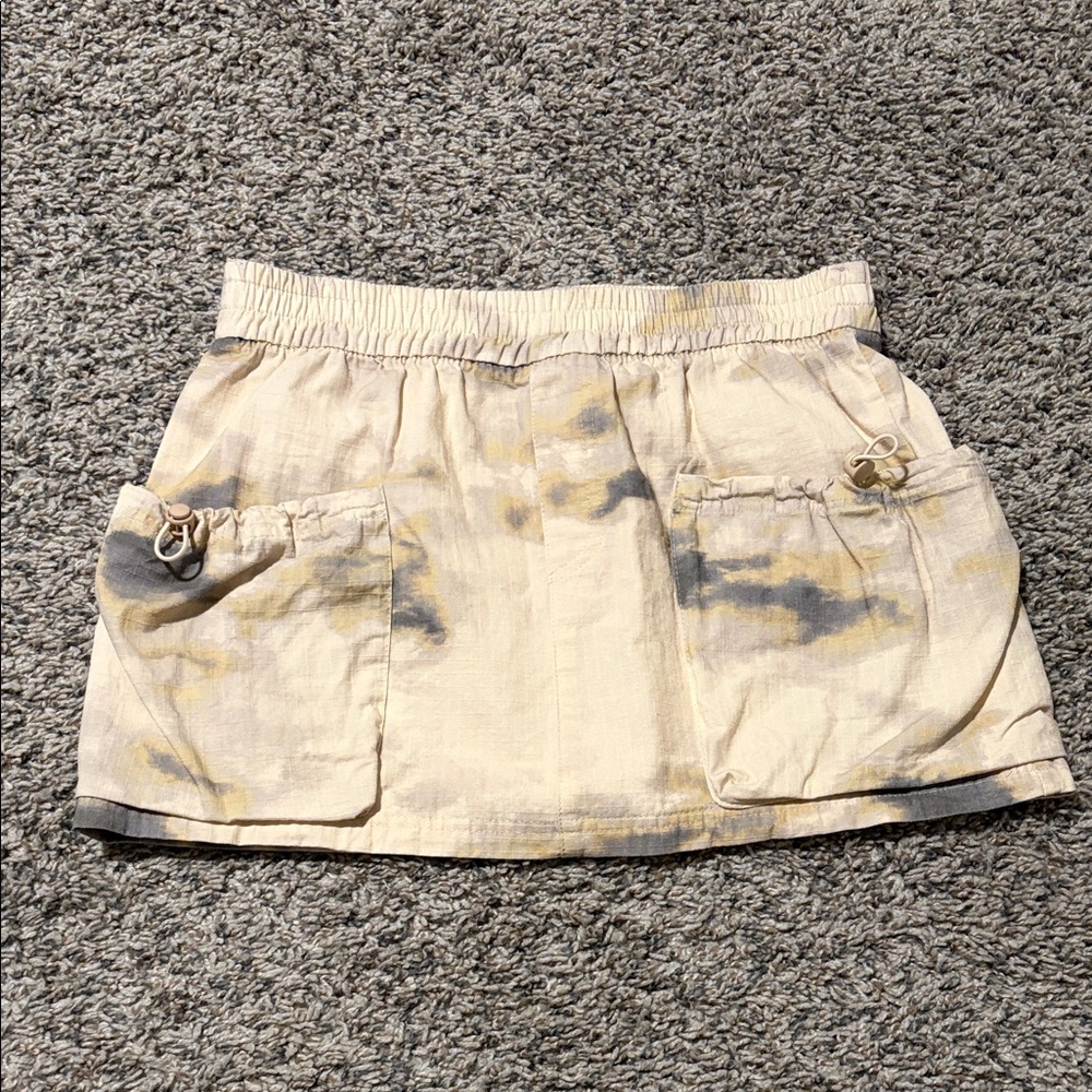 Cotton mini skirt